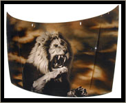Lion in the dark